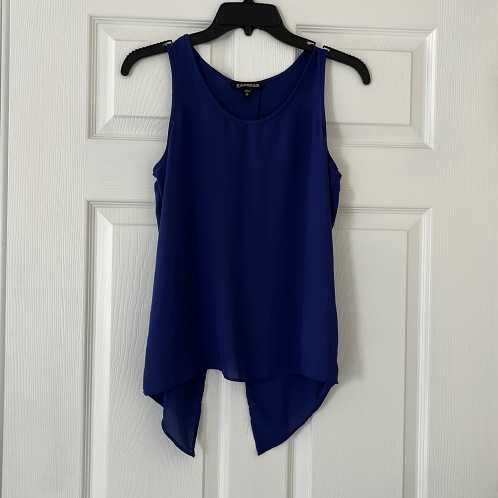 Blue Express split back tank